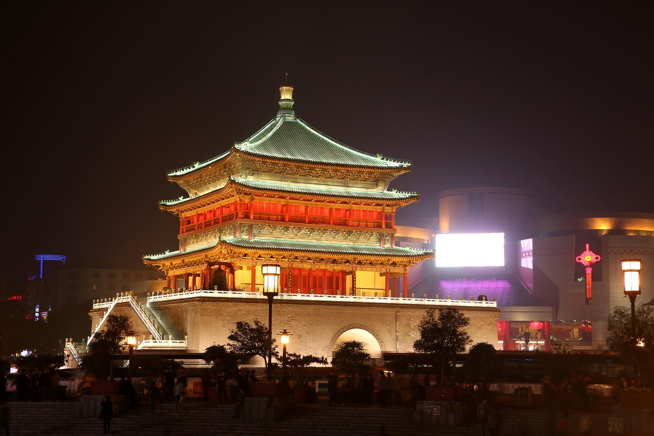 大唐不夜城夜景 · Grand Tang Dynasty Ever-Bright City