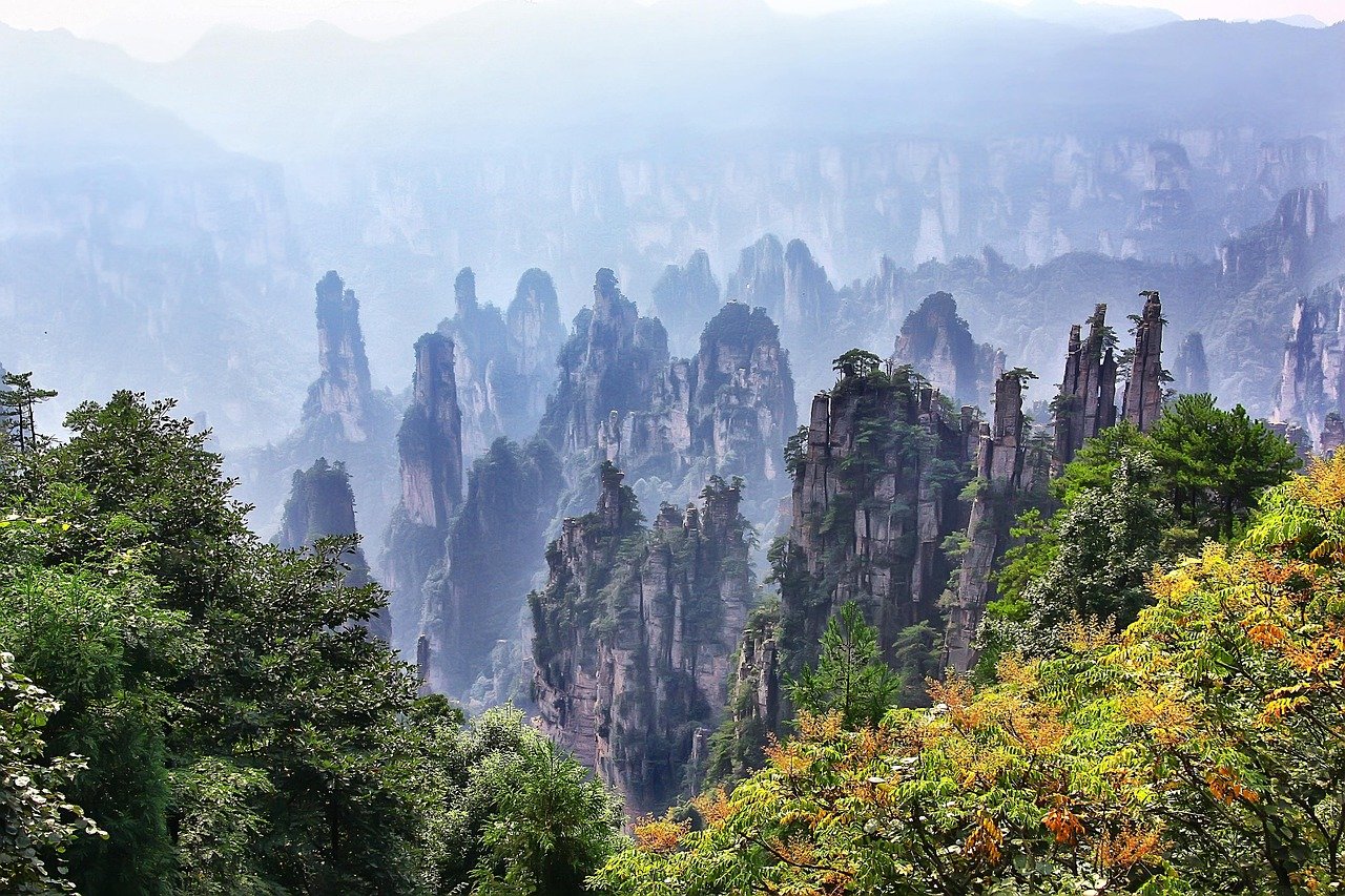 云海峰林 · Pillars above the Clouds